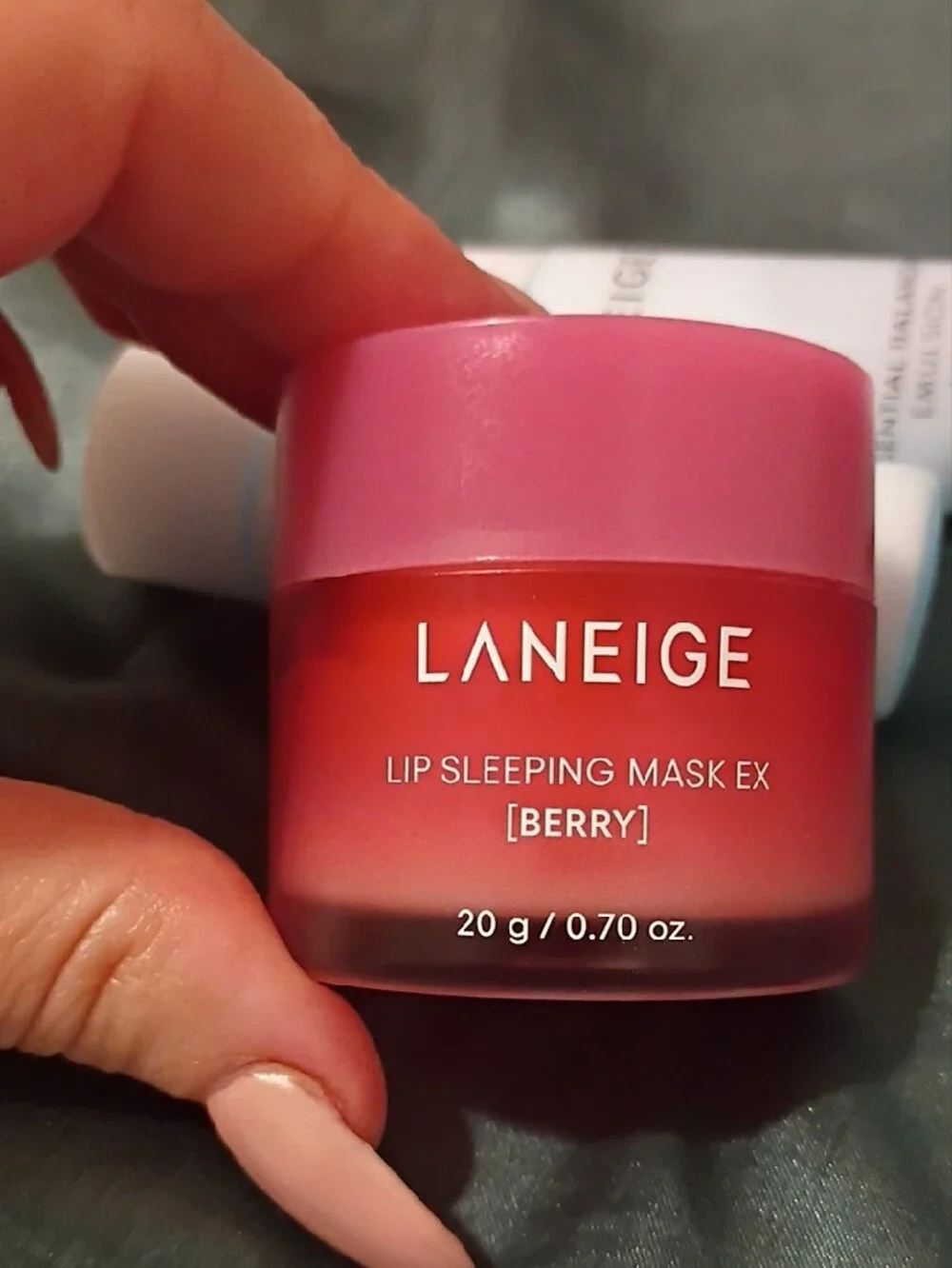 LANEIGE Pink Berry Lip Sleeping Mask with White Emulsion Duo